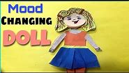 Paper Mood Changing Doll/Toy | Changing Mood Emoji Doll | Paper Craft For School #craft #craftideas