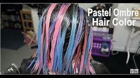 Pastel Hair Color | Purple, Blue & Pink Joico Hair Color Tutorial