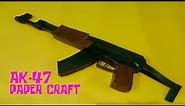 How to Make a Paper craft Gun AK47 | paper craft | DIY | EASY!