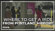 Portland International Airport unveils new rideshare area
