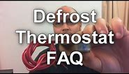 Defrost Thermostat - How to Test and How they Work