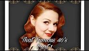 Vintage Waves from the Golden Age "That Famous '40s Look" Part 1