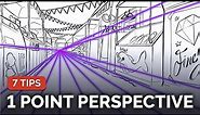 How to Draw One Point Perspective | Tips & Speedpaint (Marketplace)