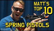 Matt's Top 10 Airsoft Spring Pistols