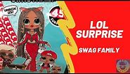 NEW LOL Surprise OMG Swag Family Unboxing Toy Review | TadsToyReview