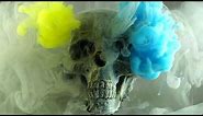Live Wallpaper 4k HD Skull With Colored Smoke
