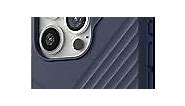 ZAGG Denali Snap iPhone 15 Pro Case with Kickstand - Drop Protection (16ft/5m), Dual Layer Textured Cell Phone Case, No-Slip Design, MagSafe Phone Case, Navy Blue