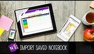 How to Import OneNote