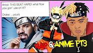 XXXTENTACION - Famous Rappers You Didn't Know Inspired By ANIME (pt3)