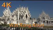 Wat Rong Khun - The White Temple. Chiang Rai, Thailand 4K Ultra HD