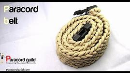 How to make a paracord belt