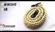 How to make a paracord belt