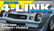 4-Link Rear Suspension Installation for 1970-1981 Camaro/Firebird