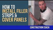 Cabinets 101 How to install Filler Strips & Cover Panels - DIY