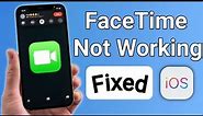 Facetime not working after iOS 15 | How to Fix facetime on iPhone | FaceTime Call not working iPhone