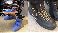 I GOT THE HEAT! Air Jordan 12 Master's! Custom Gold Laces! SneakerHead Shoe Vlog Ep.25