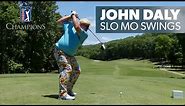 John Daly’s swing in slow motion (every angle)