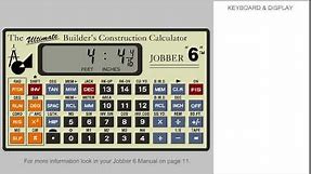 Jobber 6 Construction Calculator - Getting Started by Entering Dimensions