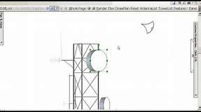 MS Visio automated drawing of microwave Towers