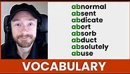 AB PREFIX | Learn English Vocabulary and Pronunciation