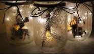 EASY Frosted Fairy Silhouette Mason Jar Project: Done in 10 Minutes!!