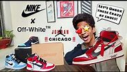 NIKE X OFF-WHITE AIR JORDAN 1 RED Shoes Unboxing | Rohit Avdhute