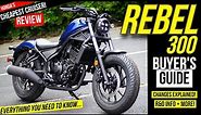 New Honda Rebel 300 Review: Specs & Features + More! | Best Cruiser Motorcycle under $5,000?