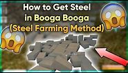 How to make Steel Bars in Booga Booga Classic || Roblox