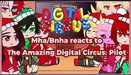 Bnha/Mha characters reacts to The Amazing Digital Circus: Pilot//Gacha//(Full Parts)