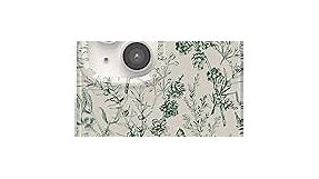 Casely iPhone 15 Plus Case | Sage Garden | Green Floral | Compatible with MagSafe