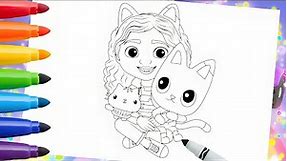 Coloring Gabby's Dollhouse | Fun Coloring Pages For Kids