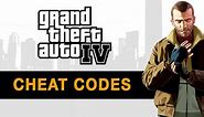 GTA 4 Cheats Full List: All Cheat Codes for Xbox 360, PS3 & PC