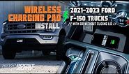 Wireless Phone Charger Retrofit Install (2021-2023 Ford F150) - Full Center Console - Boost Auto