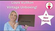 Louis Vuitton Vintage Unboxing! 4 New Pieces
