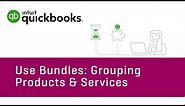 How to use bundles in QuickBooks Online (Tutorial)