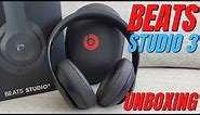 Beats Studio3 Wireless Noise Cancelling Over Ear Headphones Unboxing