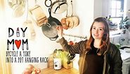 How to Make a Pot Hanging Rack on a Budget for your Kitchen