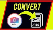 How to convert HEIC or HEIF files to JPEG (Mac or PC)