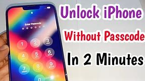 How To Unlock iPhone In 2 Minutes Without Passcode | Unlock iPhone Forgot Passcode
