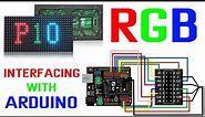 P10 RGB LED Display with Arduino | Interfacing | Connection Diagram | Arduino Code | DIY