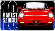 The 10 Rarest Alfa Romeo Spider Variants Of All Time