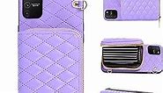 Furiet Detachable Crossbody Wallet Case for Samsung Galaxy S10 Lite with Zipper Purse, Multi Card Slots and PU Leather Stand Shockproof Cell Phone Cover for S10lite S 10 10s A91 Women Purple