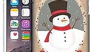Head Case Designs Happy Snowman Christmas Classics 2 Hard Back Case Compatible with Apple iPhone 6 / iPhone 6s