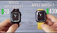Is This the BEST BUDGET Apple Watch 7 Replica 😲🤑