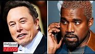 Elon Musk Reaches Out to Kanye West Over Antisemitic Tweet | THR News