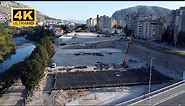 🇧🇦 U Mostaru se grade 2 zgrade na lokaciji nekadašnjeg Žitoprometa. 4K dron 🇧🇦
