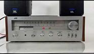 Vintage JVC JR-S61W Stereo Receiver Wood Panel Sides - For Parts