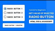 Find Which Radio Button is Selected Using Javascript