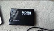 How To use a HDMI Switch