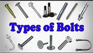 Types of Bolts - Types of Bolt Heads